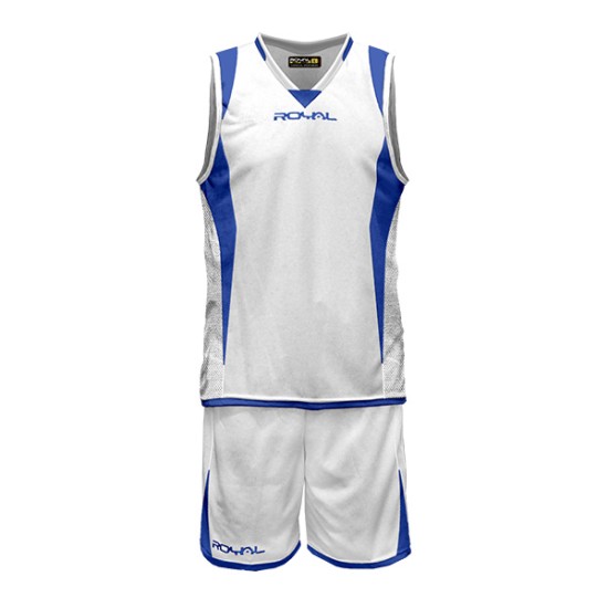 Bílo-modrý basketbalový set Royal Orion