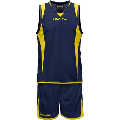 Tmavě modro-žlutý basketbalový set Royal Orion