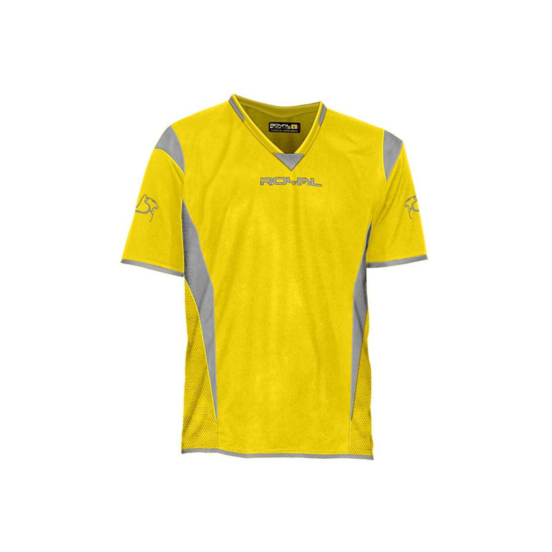 Žlto-sivé voľné tričko Royal Jamal