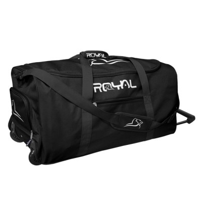 Čierna športová taška s kolieskami Royal Selly