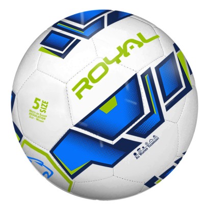 Bielo-modrá futbalová lopta Royal Calcio Craft