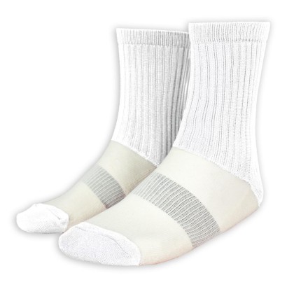 Biele futbalové ponožky Gems Salvador