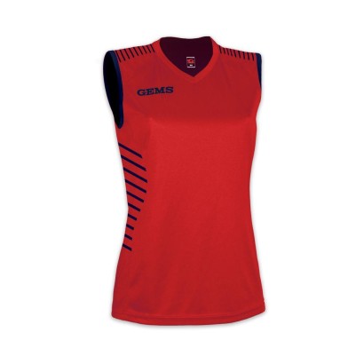 Červený ženský volejbalový dres Gems Virgo