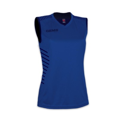 Modrý ženský volejbalový dres Gems Virgo