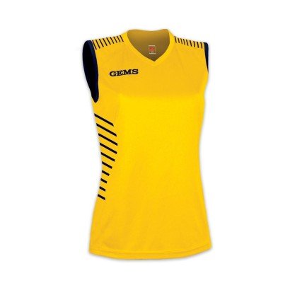 Žltý ženský volejbalový dres Gems Virgo