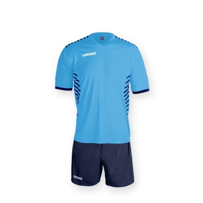 Bledě - tmavě modrý fotbalový dres s trenýrkami Gems Chelsea