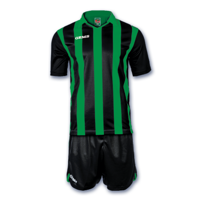 Černo-zelený fotbalový dres s trenýrkami Gems Detroit