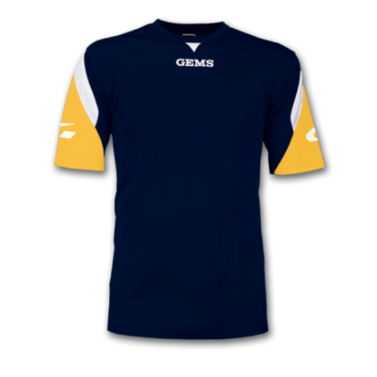 Tmavomodro-žltý futbalový dres Gems Boston Tmavomodro-žltý futbalový dres Gems Boston