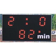 Ukazatel času a skóre ERC Football Derby