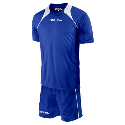 Modrý futbalový dres s trenírkami Royal Andromeda
