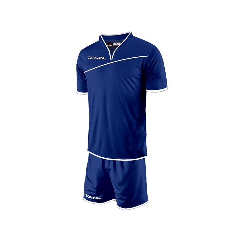 Modrý futbalový dres s trenírkami Royal Giason