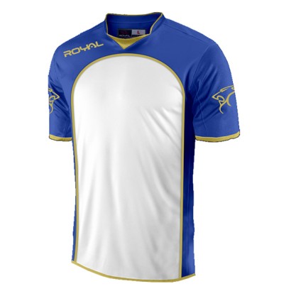 Bílo-modrý fotbalový dres Royal Jeyter