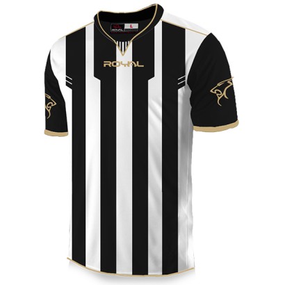 Bílo-černý fotbalový dres Royal Sovin