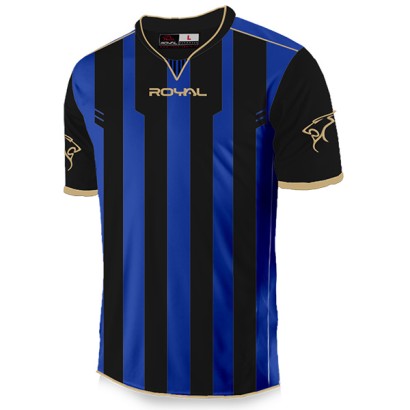 Modro-čierny futbalový dres Royal Sovin