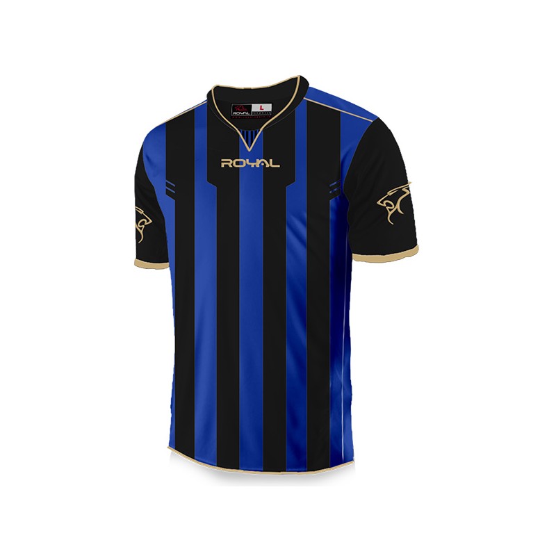 Modro-černý fotbalový dres Royal Sovin