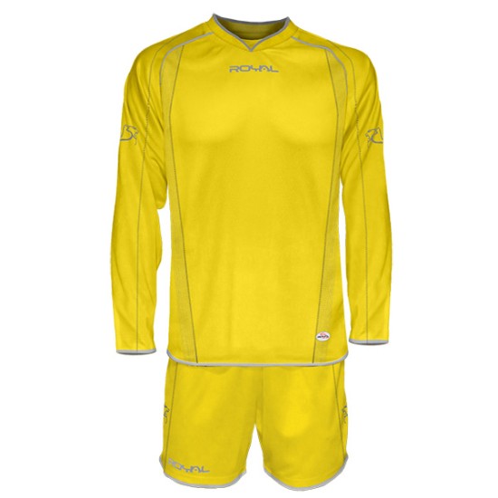 Žltý futbalový set s dlhými rukávmi Royal Alcor Žltý futbalový set s dlhými rukávmi Royal Alcor