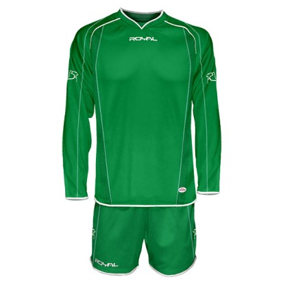 Zelený futbalový set s dlhými rukávmi Royal Alcor