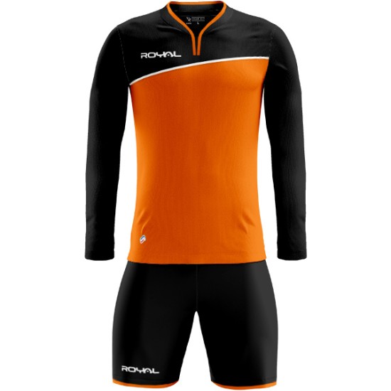 Oranžovo-čierny futbalový set s dlhými rukávmi Royal Locke Oranžovo-čierny futbalový set s dlhými rukávmi Royal Locke