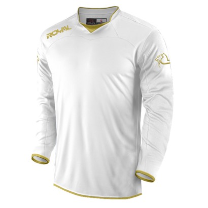 Bílý fotbalový dres s dlouhými rukávy Royal Bryan