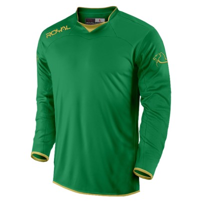 Zelený futbalový dres s dlhými rukávmi Royal Bryan