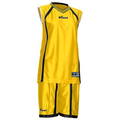 Žlto-čierny basketbalový set Royal Easy