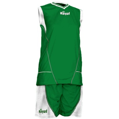 Zeleno-biely basketbalový set Royal Ideal