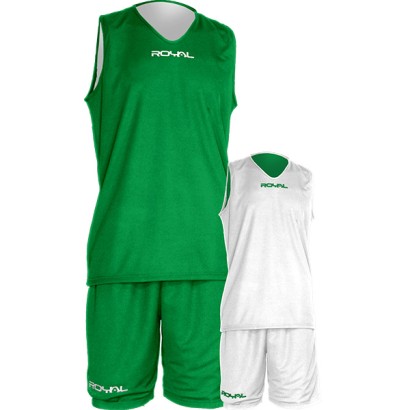 Zeleno-bílý basketbalový set Royal Double Rida