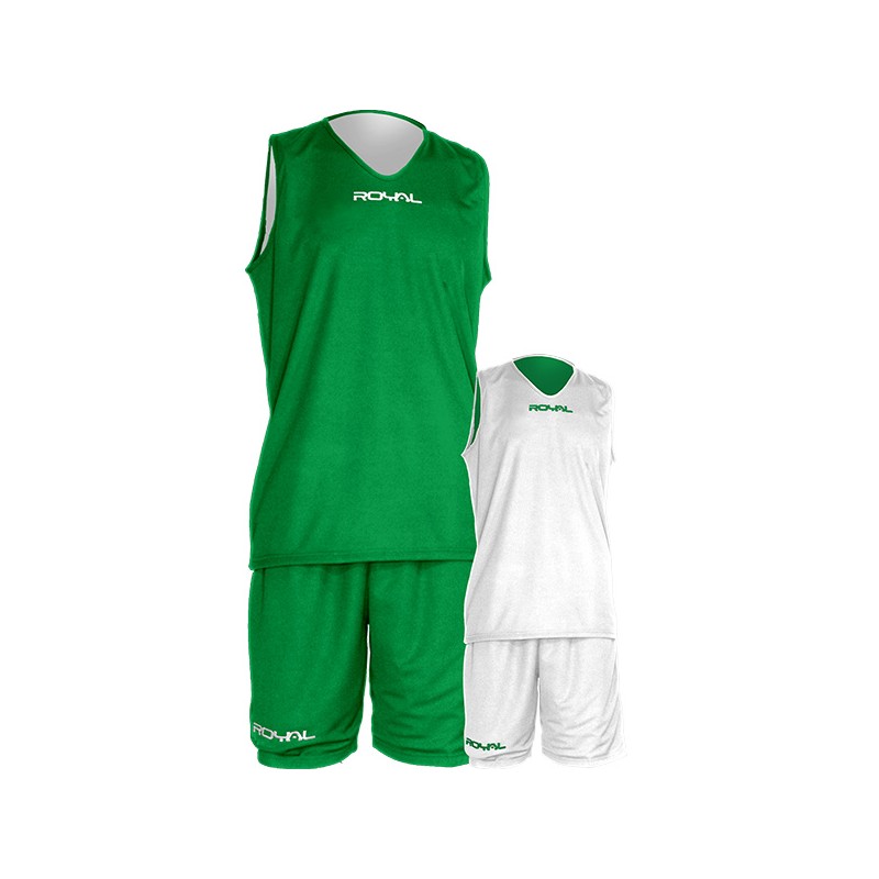 Zeleno-bílý basketbalový set Royal Double Rida